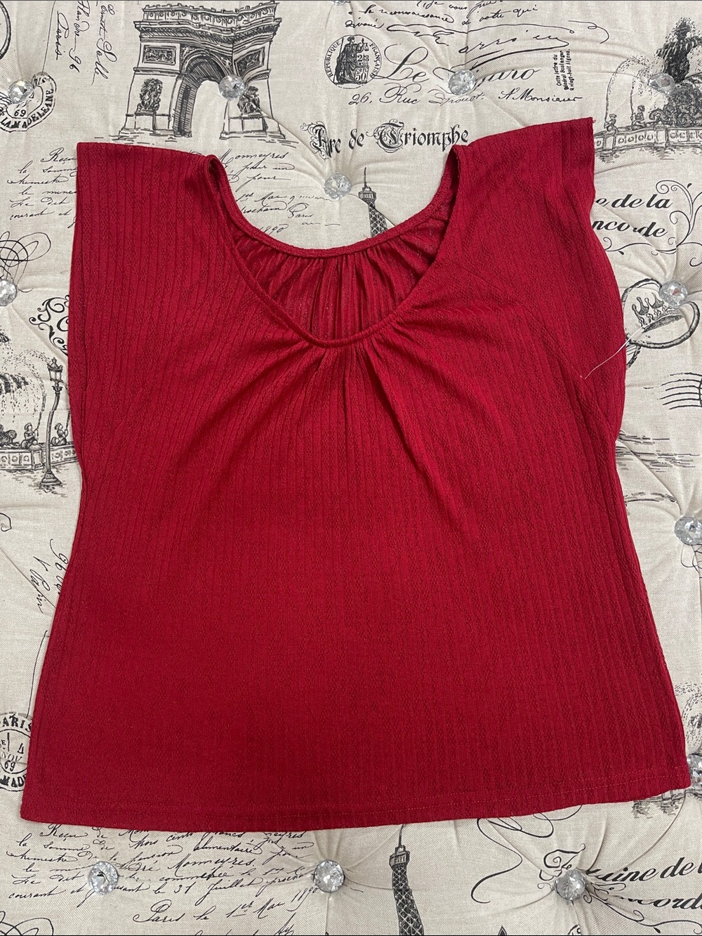 🇨🇦 Mago Women's Ribbed Scoop Neck Top